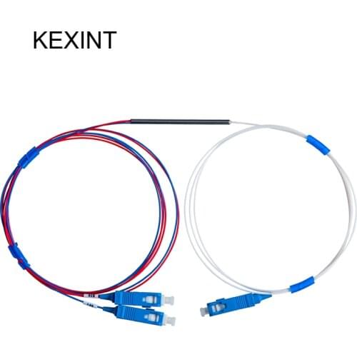 Fiber optic cable coupler FBT Coupler 10/90 with connector SC/UPC/ fiber optical splitter 10 PCS