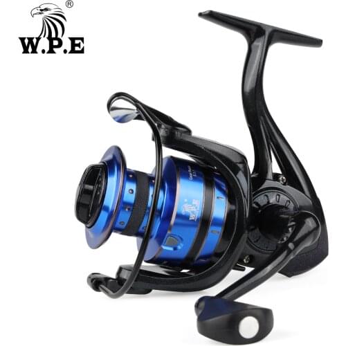 W.P.E ALPHA 2000 3000 4000 5000 Series Spinning Fishing Reel 9+1 BBs 8 KG Max Drag Power 5.1:1 High Speed Carp Fishing Wheel