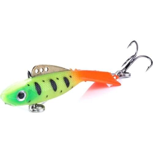 YUZI 1pcs 6.5cm 19g Balance Vib Ice sahte yemler Fishing Lure Wobber Pesca artificial Bait Lead ratlins and vib for winter