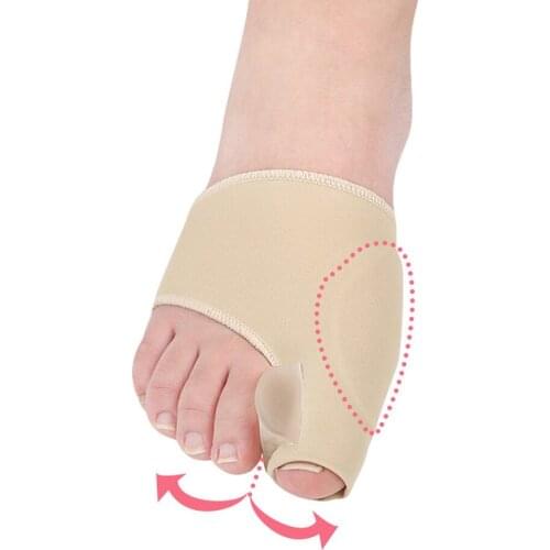 1 Pair Sports Foot Protector Big Toe Splint Separator Orthotic Feet Care Thumb Adjuster Correction Unisex