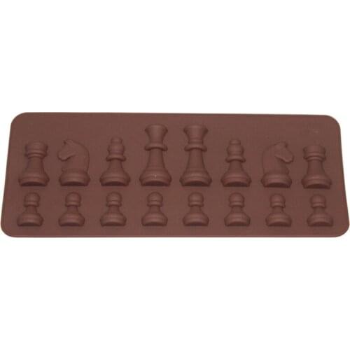 1PCS Chess Shape Silicone Cake Molds Fondant Cake Jelly Candy Chocolate Mold DIY Bakware Decorate