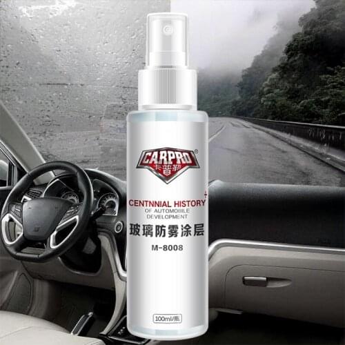 100ml Anti-fog Agent Waterproof Rainproof Anit-fog spray Car Window Glass Bathroom Cleaner Car Cleaning Car Accessories