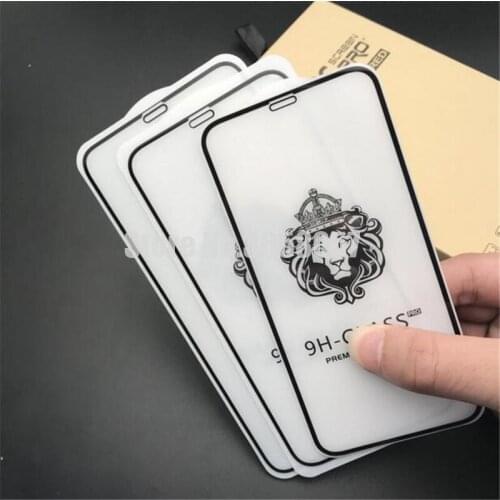 1000pcs Fast Fit Full Glue Full Cover Tempered Glass Phone Screen Protector For iphone XS MAX XR XS 8 8plus 7 7plus