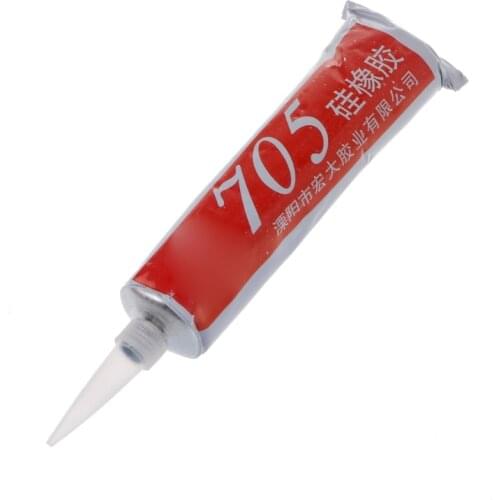 705 Silicone Clear Sealing Glue Waterproof Heat Resist For Electron Component Adhesives & Sealers
