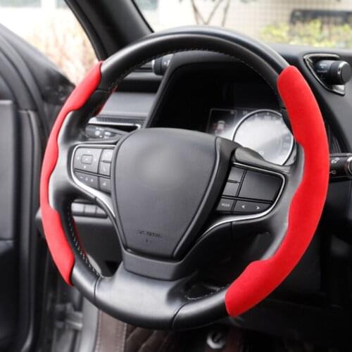 Car Steering Wheel Cover Interior Alcantara Decoration Modification Accessories For Lexus NX RX ES IS LS UX CT LM Car Styling