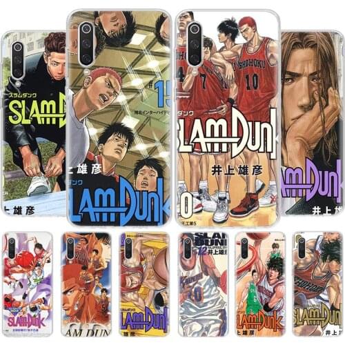 Comic Slam Dunk Phone Case For Xiaomi MI 8 9 10 5X 6X A1 A2 A3 CC9E 9T NOTE10 Pro Lite Cover Coque soft Silicone TPU