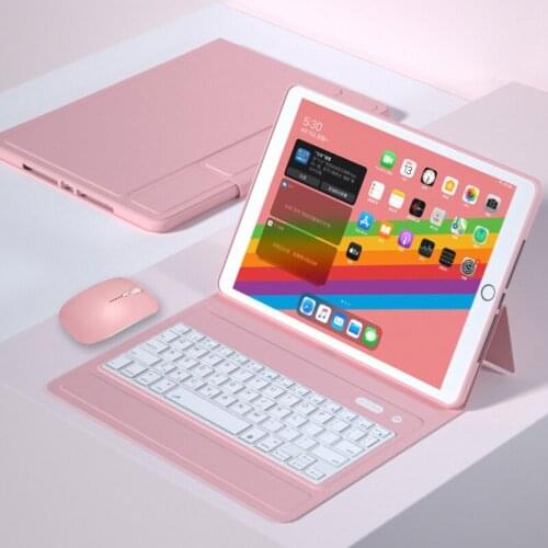 For iPad Air 4 Keyboard Wireless Protective PU Leather Cover for iPad 10.2 8th 7th Air 3 Pro 10.5 Pro 11 2018 2020 Keyboard Case