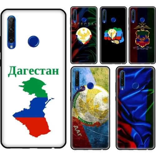 Dagestan Flag Coat Of Arms For Huawei Honor 8X 9X 7X 7C 8A 9A 8S 9S 10i 7A 4C 6C 20 Pro 8 9 10 10X Lite Case Coque