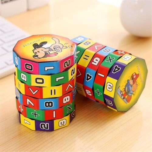 Cylindrical Sixth-order Digital Cube Can Add Subtract Multiply Divide And Spell Answers For Children To Learn Math