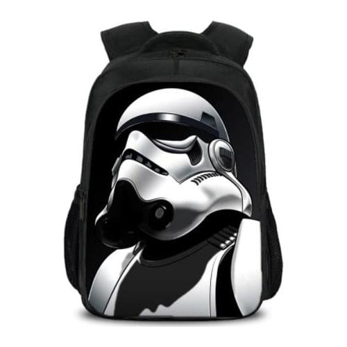 New 3D Backpack Star Wars Printing Fashion Cartoon Characters Cool School Backpacks For Kids mochila infantil menina