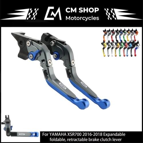For YAMAHA XSR 700 ABS XSR700 2016 2017 2018 Motorcycle Accessories Folding Extendable Brake Clutch Levers