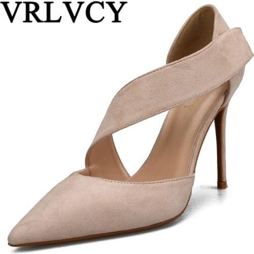 Elegant Women Pumps High Heels Pointed Toe Sexy Women Shoes Ultra Thin Heels Shoes Female Nightclub Party Shoes