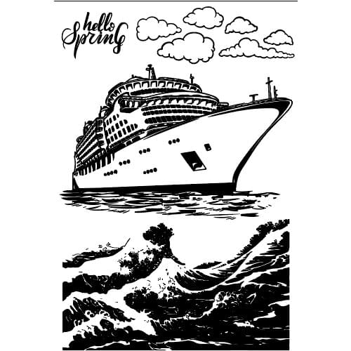 Hot selling ship clear stamp / silicone seal flower stamp DIY scrapbook album / card production