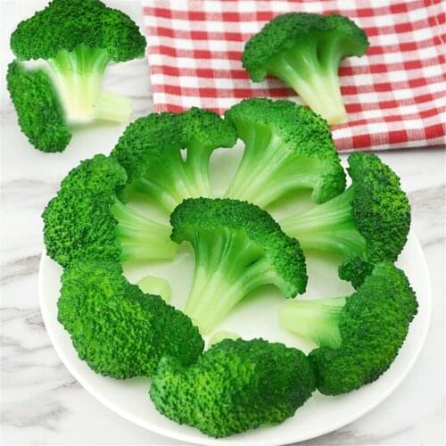 Supermarket shopping mall hotel dining room hall restaurant store shop decor Faux broccoli fake artificial vegetables model
