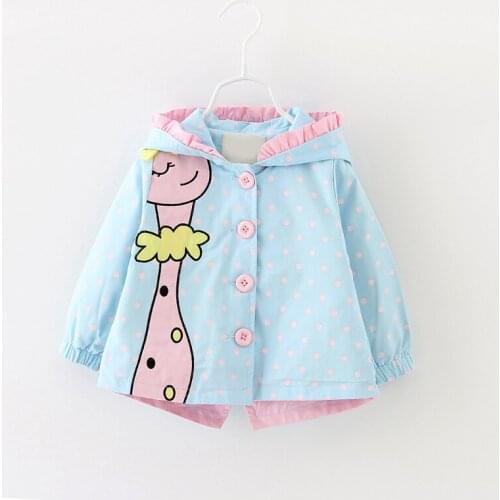 Humor Bear Baby Outwear New Winter Autumn Baby Girls Cartoon Hooded Coats Cute Baby Jackets Kids Girls Clothes For Children