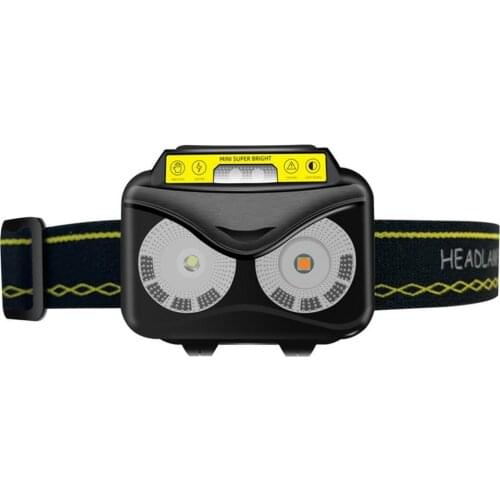 Powerfull LED Headlamp Rechargeable Body Motion Sensor Headlight Camping Flashlight Head Light Torch Lamp With USB