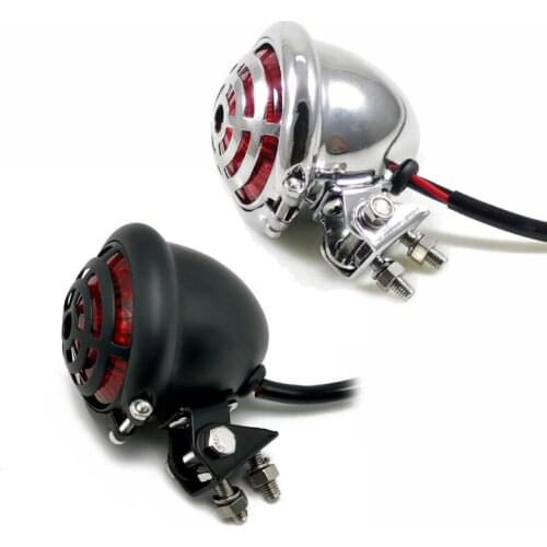 Motorcycle Turn Signals Indicator Light Retro Round Alloy Taillight Rear Indicator Light Motorcycle LED Tail Rear Light