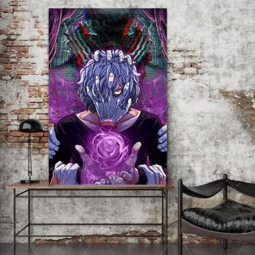 My Hero Academia Shigaraki X All for One Anime Posters Canvas Art Poster and Wall Art Picture Print Modern Family Bedroom Decor