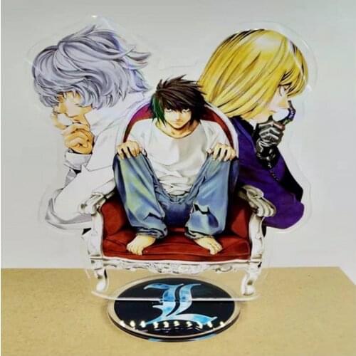 New Cartoon Acrylic Tabletop Stand Figure Display Model Plate Toy Cosplay Anime DEATH NOTE Mikami Teru Misa Amane Yagami Light