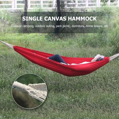 Outdoor Camping Hammock Sleep Swing Tree Bed Garden Backyard Furniture Hanging Chair Hanging Swing Sleeping Bed for Backpacking