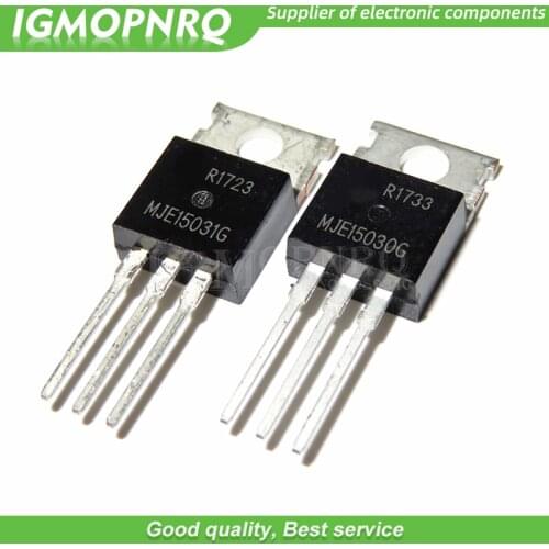 20PCS ( 10PCS MJE15030G + 10PCS MJE15031G ) MJE15031 MJE15030 TO-220 TO220