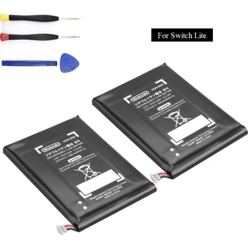 2PCS HDH-003 battery Replacement Repair For Ninten Nintendo Switch Lite Game Player 3570mah Rechargeable Batteries
