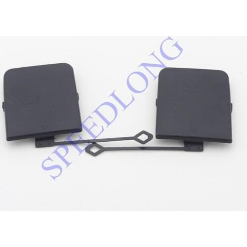 2 Pcs/Pair RH and LH Rear bumper trailer Towing hook covers caps For BMW X1 Series E84 2013-2014