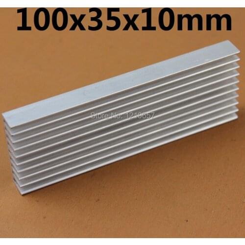 5pieces lot Aluminum Heat sinks Cooling Heatsink IC LED Cooler 100x35x10mm