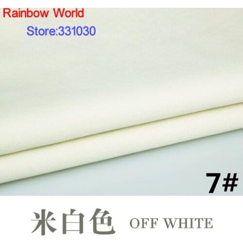 7# off white Flocked flocking Fabric for patchwork Sofa Pillow skirt Mattress Cushion Toys Bags material(150*100cm)