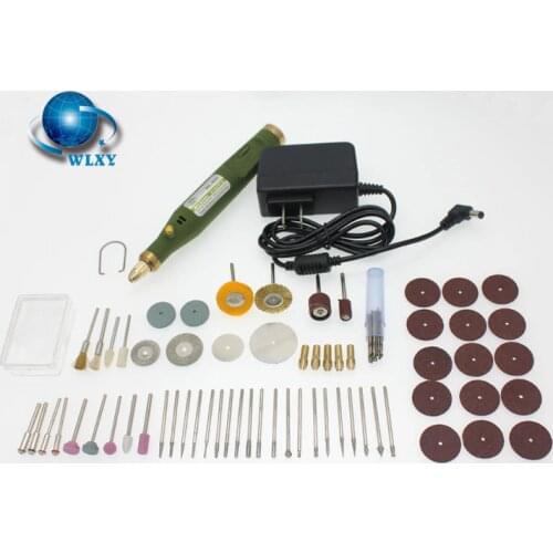 80pcs Electric Rotary Drill Grinder Polish Sanding Tool Set Kit Dremel Bit Case With Box