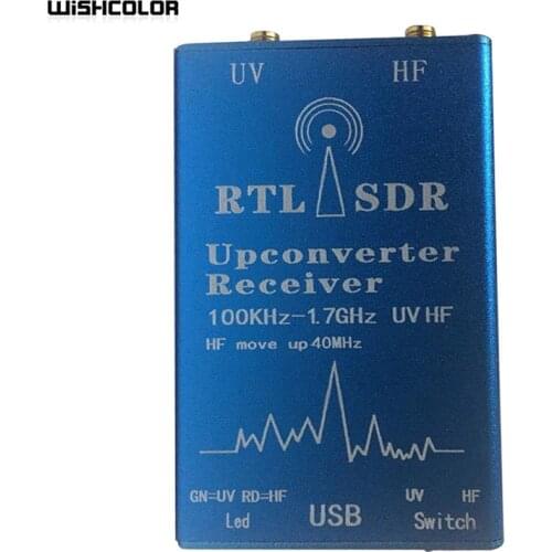 For RTL SDR Receiver + Built-In SDR Upconverter 100KHz-1.7GHz UV HF Applied To Radio Communications