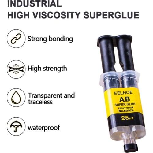 EELHOE AB Strong Glue Home Repair Super Glue Epoxy Resin High Strength Adhesive Glue 4ml/25ml