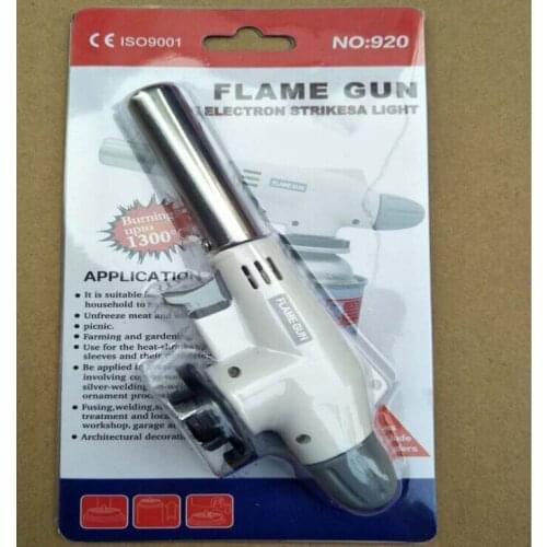 920 Spray Joints Camping Gas Torch Flame Blowtorch Cooking Soldering Butane AutoIgnition Soldering Tools
