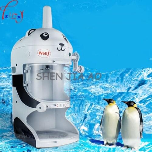 Commercial ice machine crushed ice sand machine new panda models cotton machine ice machine 220V 1PC