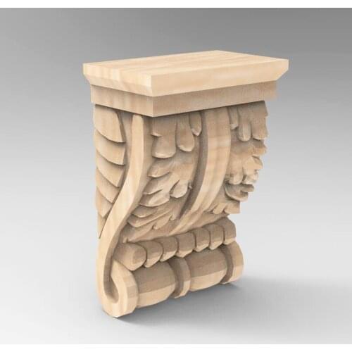 3D STL Model Supports Stands Legs for CNC Router Aspire Artcam Part of Corner or Column Carving Machine Relief _ decor 964