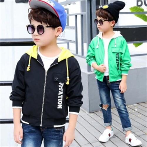 Fashion high quality spring and autumn childrens jacket coat sports casual coat childrens clothing boy jacket windbreaker