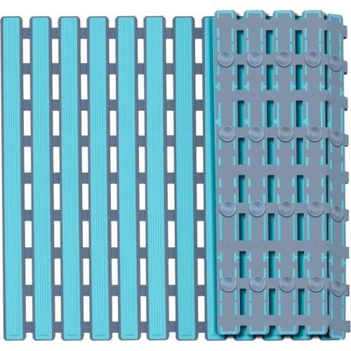 Non Slip Bath Mat with Suction Cups, Bathroom Kitchen Door Floor Tub Shower Safety Mats Anti-Bacteria Professional with Drain Ho