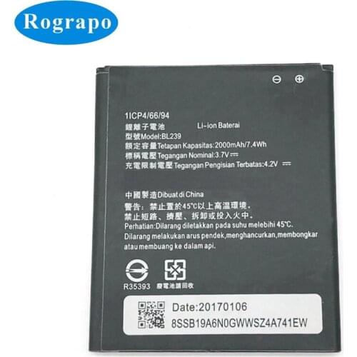 New 2000mAh BL239 Replacement Battery For Lenovo A399 A330E A3500 A3500-HV BL 239 Mobile Phone