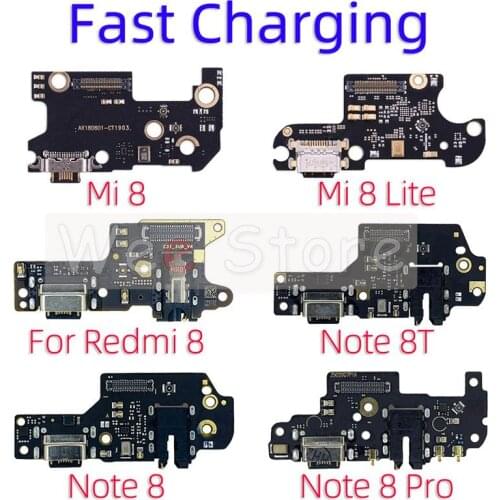 For Xiaomi Redmi Note 7 8 9 10 10X 7A 8A 9A K20 K30 Plus Pro USB Date PCB Charger Connector Port Dock Charging Flex Cable