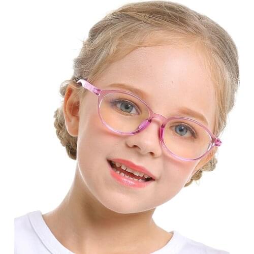 Oval Ultralight Flexible Soft Kids Frame Children Optical Spectacle Frame Glasses for Sight Eyeglass Lunettes De Vue Enfant RX