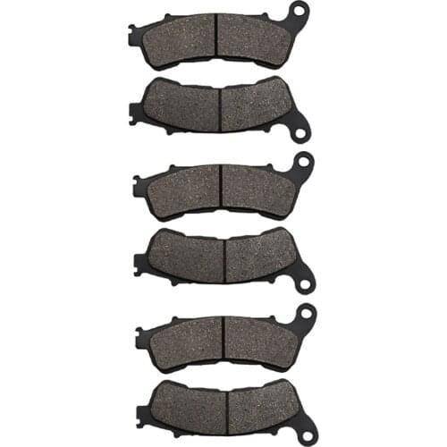 Yerbay Motorcycle Front Brake Pads For Honda CBF1000 CBF 1000 A8 Canada 2008 CBF 1000 A S T 3 Piston Caliper ABS 2006-2016