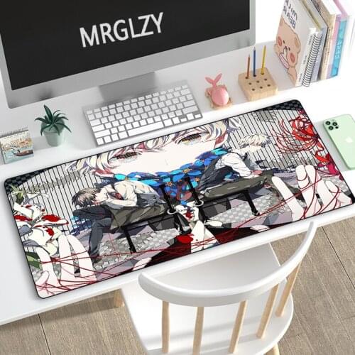 Hot Anime Tokyo Ghoul Kaneki Ken Mouse Pad Rug Mouse Gamer Barato Multi-size XXL Large Keyboard MouseMat 3MM Mousepad for Laptop