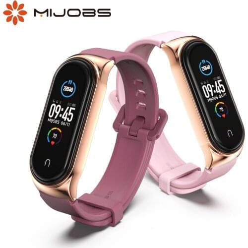 Strap For Xiaomi Mi Band 5 4 3 6 Silicone Wristband Bracelet Replacement For Xiaomi Band 4 MiBand 5 4 3 Wrist Color TPU Strap