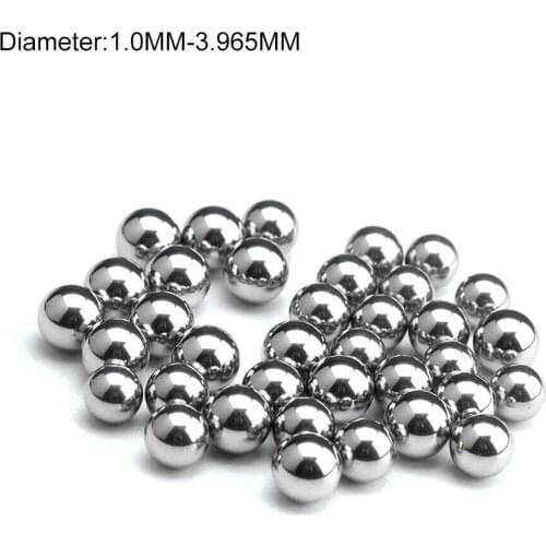 10/100/200Pcs 1.0mm-3.965mm GCR15 Bearing Steel Ball High Quality Bicycle Electronics Industry Car Slide Rail G10
