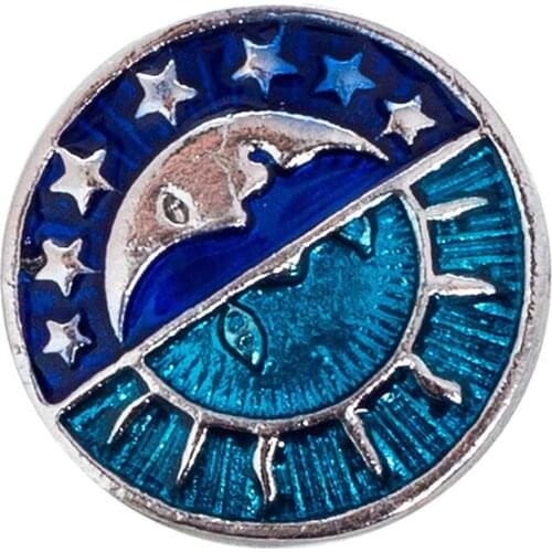 Bijoux memory craft 20MM button charm Single molding Jewelry Prong Fastener metal snaps button fit ginger snaps bracelet