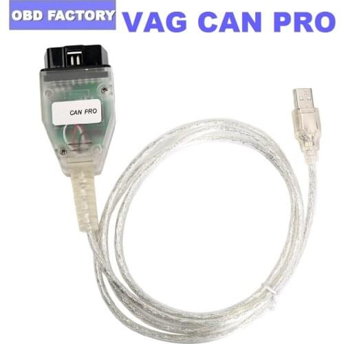 VAG CAN PRO V5.5.1 With FTDI FT245RL Chip VCP OBD2 Diagnostic Interface Vag Can Pro USB Cable Support Can Bus UDS K Line
