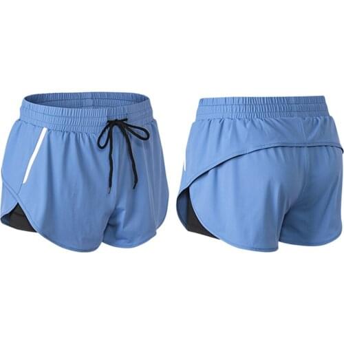 Ladies Tennis Running Shorts Fitness Sports Night Running Reflective Quick-Drying Fake Two-Piece Yoga Pants Leggings Goth