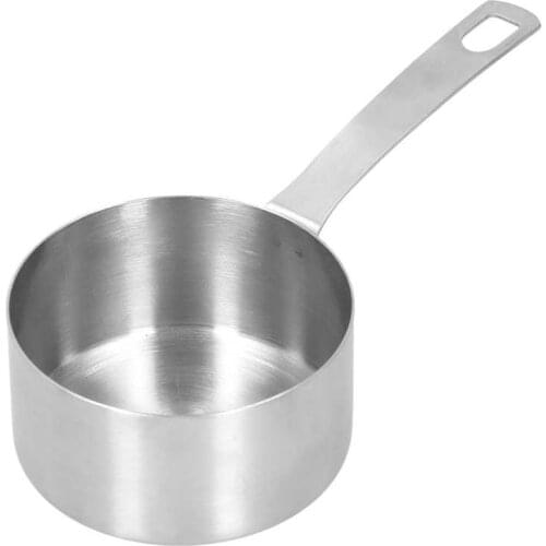 1Pc Stainless Steel Measuring Cup Kitchen Baking Measuring Spoon with Scale Cooking Accessories