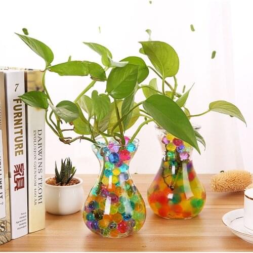 1200PCS Water Beads Crystal Soil Growth Ball Home Decor Magic Plant Beads of Water Gardening Supplies Soilless Cultivation