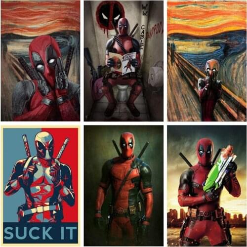5d Diy Diamond Painting Disney Marvel Movie Superhero Poster Diamond Mosaic Embroidery Cross Stitch Full Drill Home Decor Gift